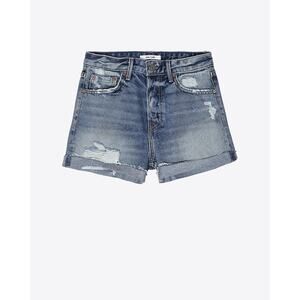 Grlfrnd Kerry Distressed Denim Shorts - 28 Dead End